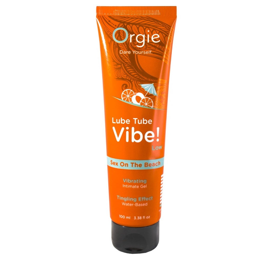 Orgie Lube Tube Vibe! Sex on the Beach Vibrating Intimate Gel 100 ml