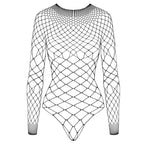 Cottelli Net thong black body with long sleeves - image 8