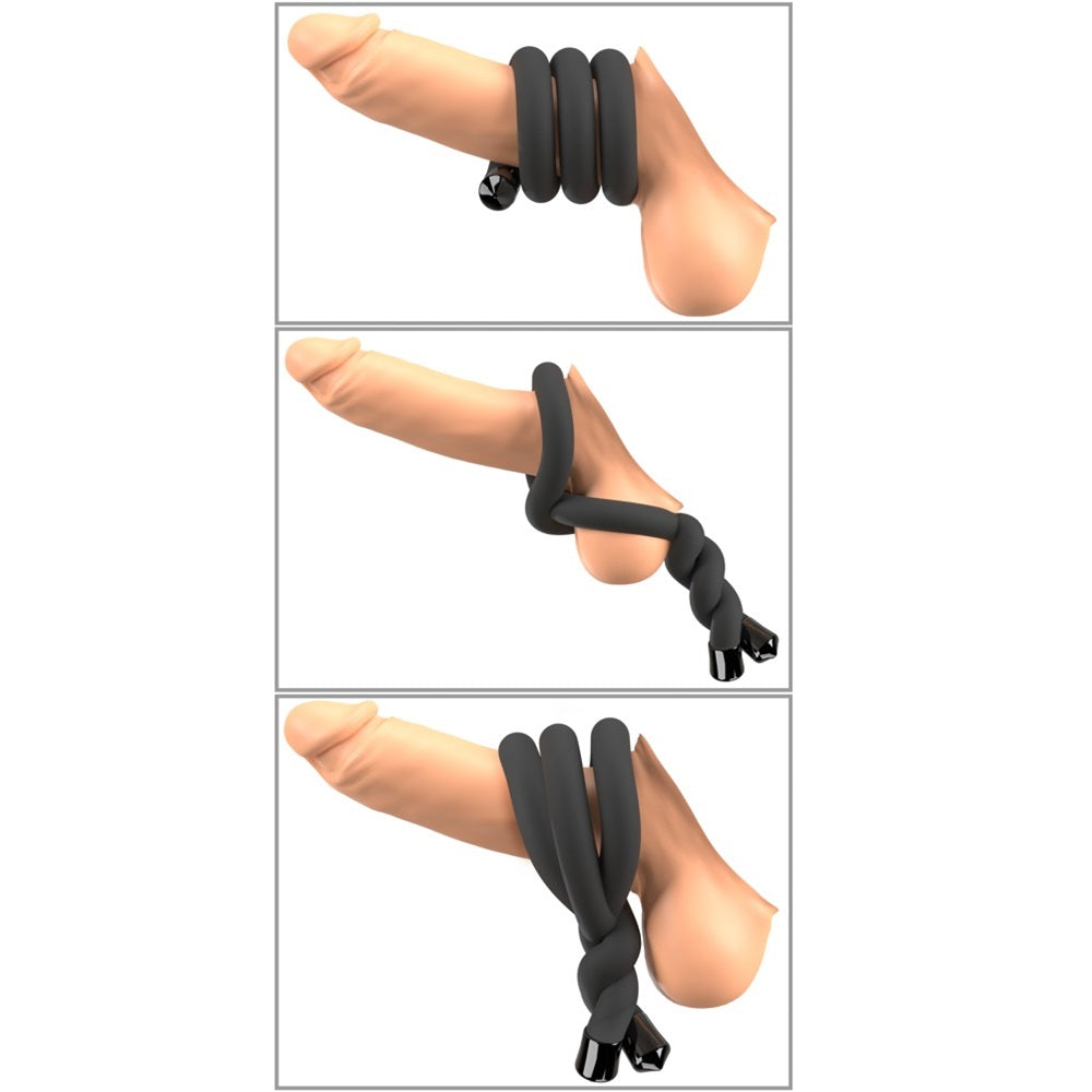 Bad Kitty bendable cock and ball ring - image 8