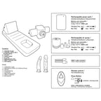 Inflatable velvet luxury bed with a sex machine - image 3