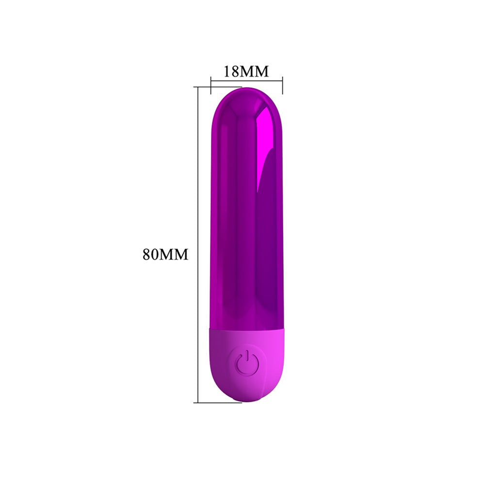 Pretty Love Kiwi mini bullet vibrator PURPLE - image 6