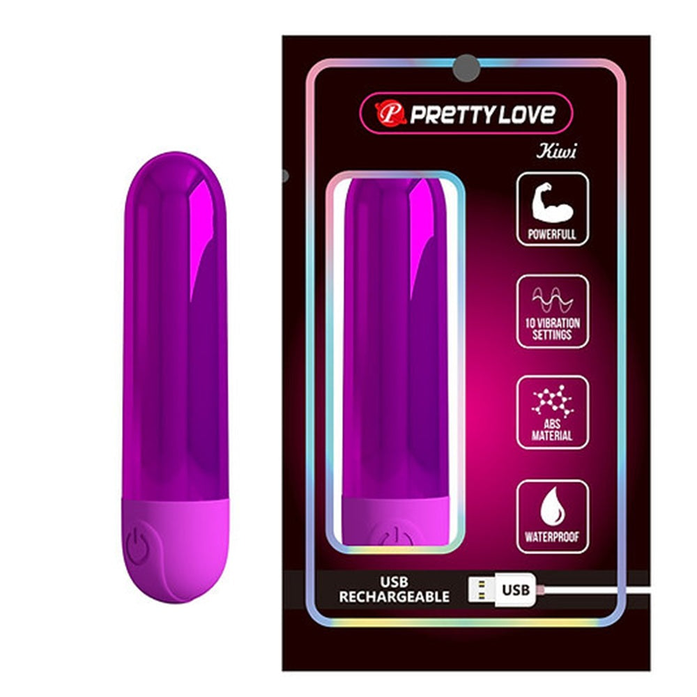 Pretty Love Kiwi mini bullet vibrator PURPLE Main image