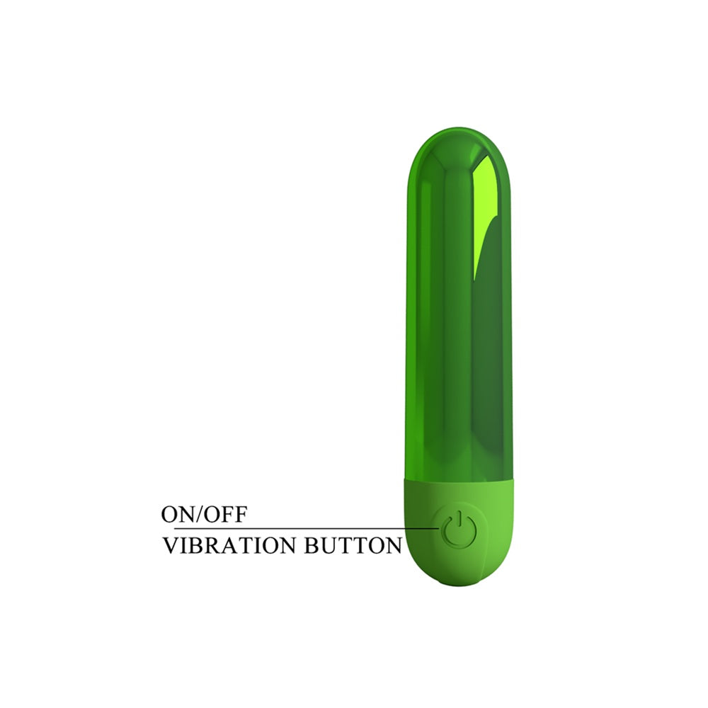 Pretty Love Kiwi mini bullet vibrator GREEN - image 9