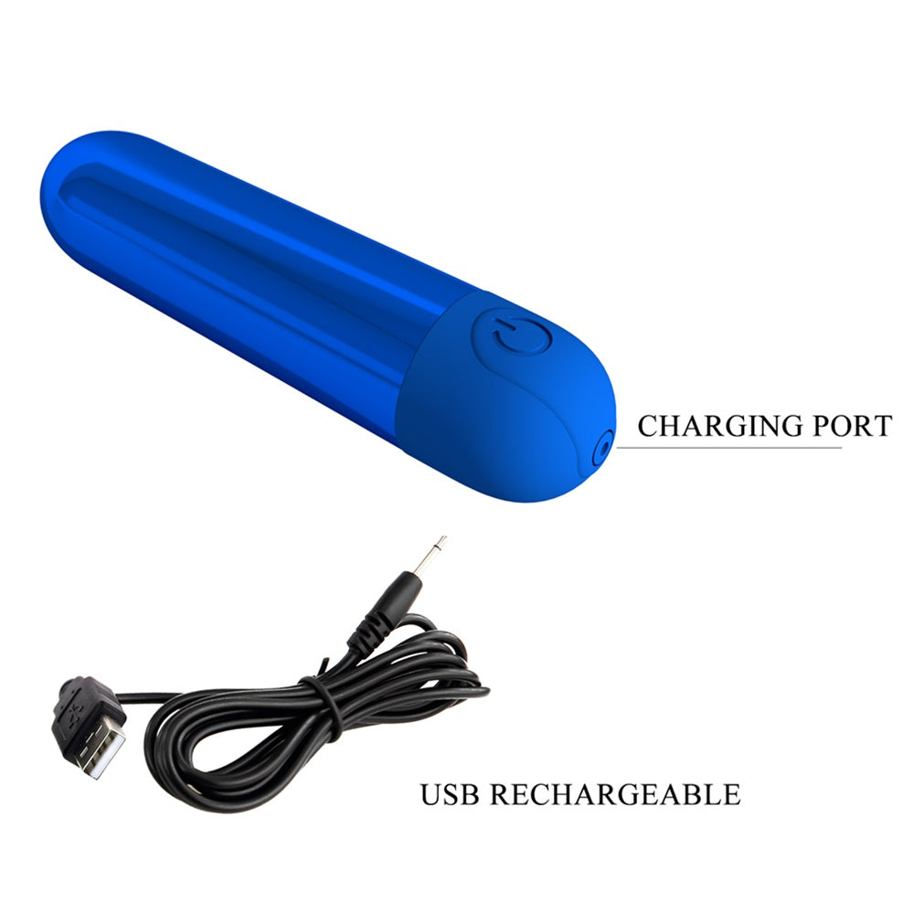 Pretty Love Kiwi mini bullet vibrator BLUE - image 4