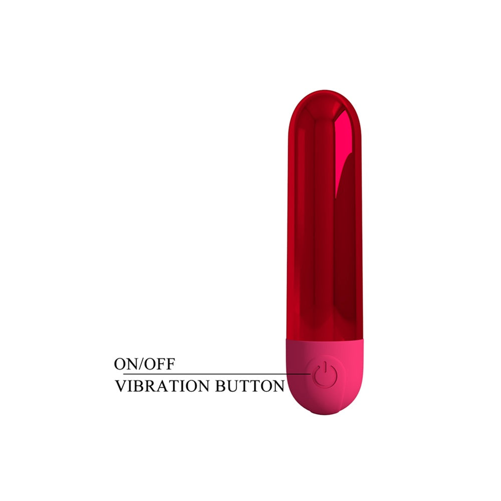 Pretty Love Kiwi mini bullet vibrator RED - image 5