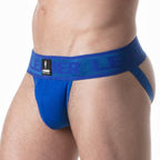 Leader Sports Mesh Jockstrap Blue - image 2