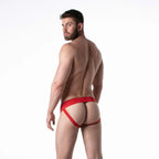 Leader Sports Mesh Jockstrap Red - image 7