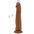 Pretty Love Sharife Brown Realistic Dildo with Suction 25.4 x 4.8 cm - image 2