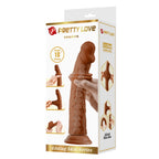 Pretty Love Sharife Brown Realistic Dildo with Suction 25.4 x 4.8 cm - image 7
