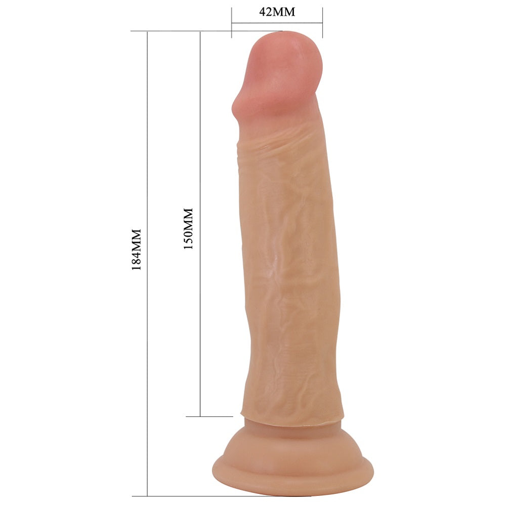 Pretty Love Quentin Realistic Dildo with Suction 18.4 x 4.2 cm - image 2