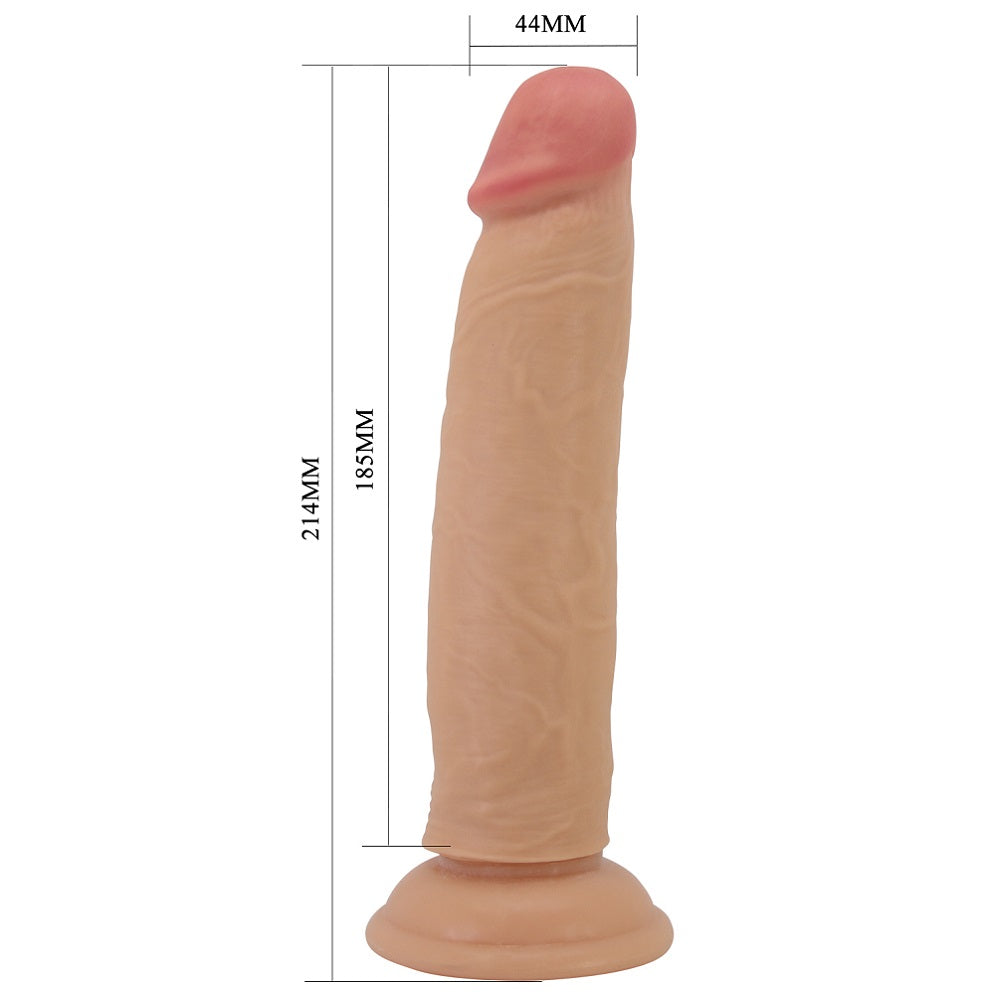 Pretty Love Keon Fleshwhite Realistic Dildo with Suction 21.4 x 4.4 cm - image 2