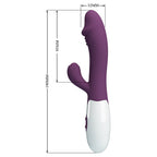 Pretty Love Snappy Rabbit Vibrator PURPLE