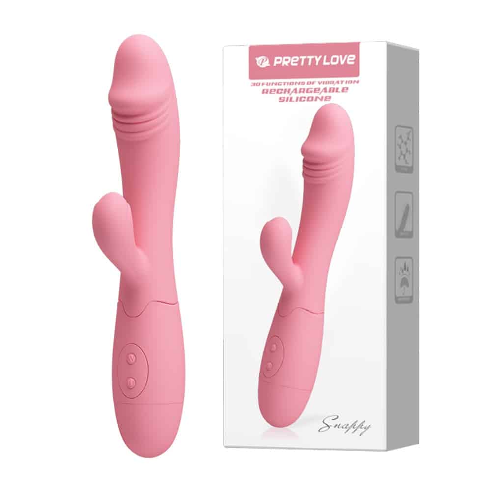 Pretty Love Snappy Rechargeable Rabbit Vibrator PINK Κύρια εικόνα προϊόντος