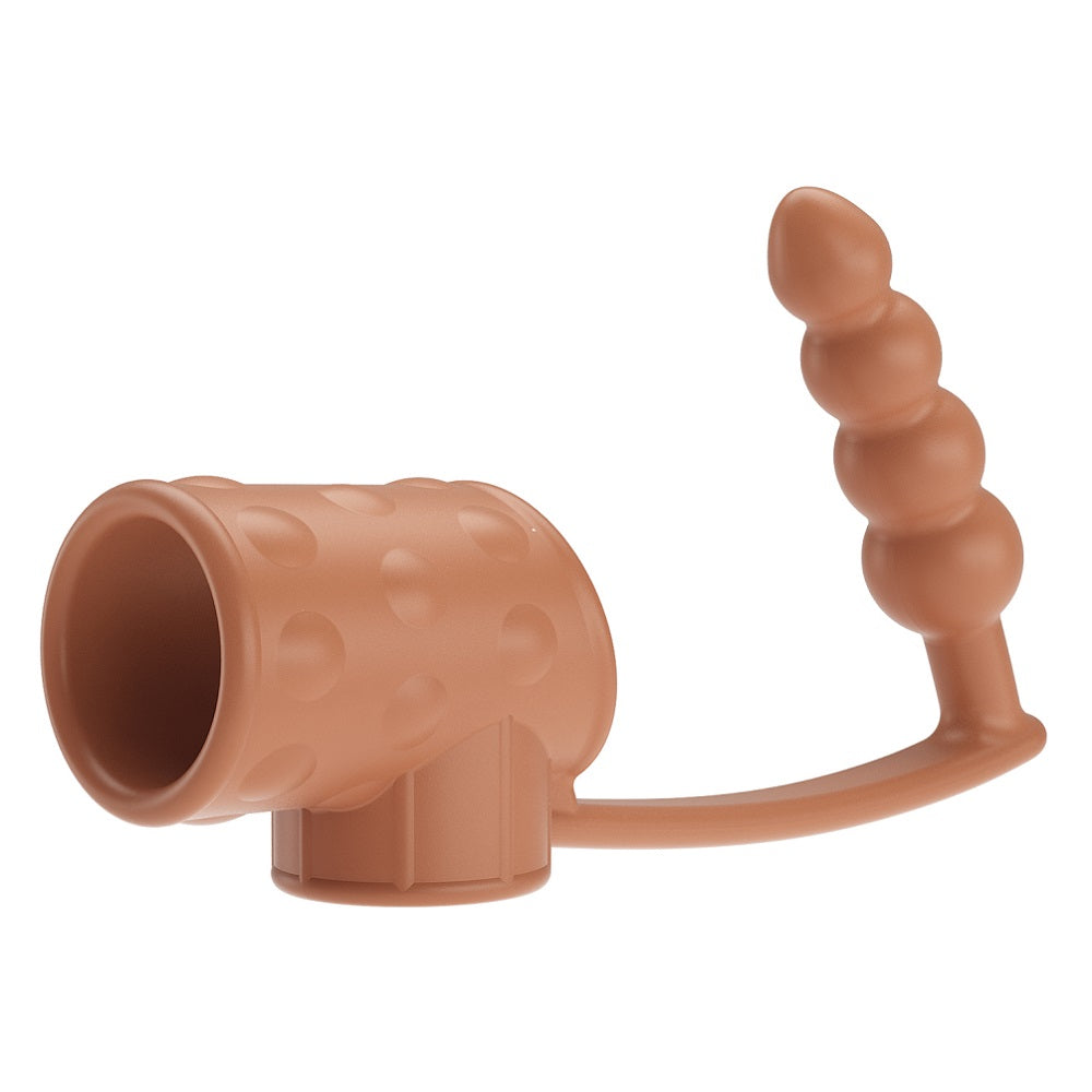 Pretty Love Rilley Penis Sleeve with Butt Plug Brown Secondary image