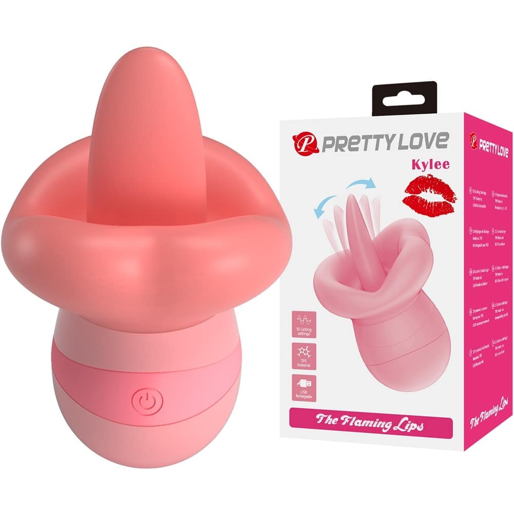 Pretty Love Kylee Vibrating Tongue Clitoral Stimulator