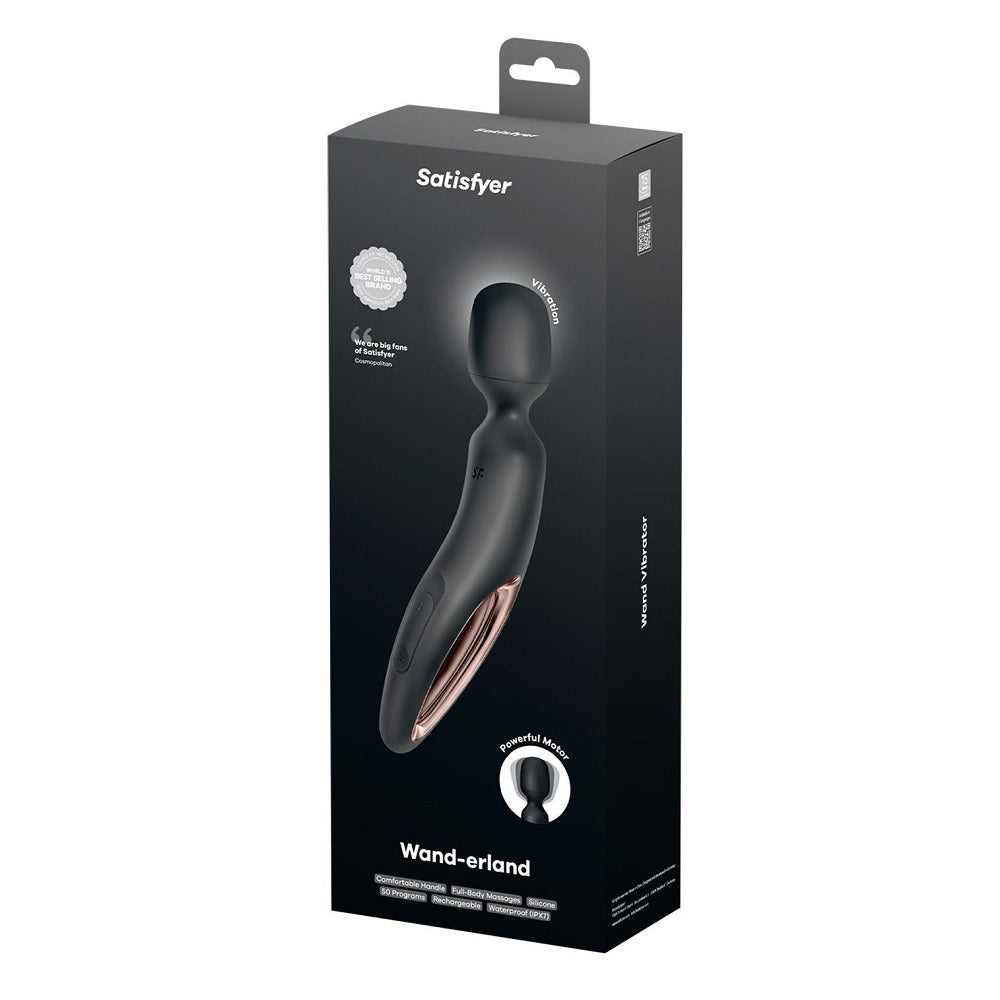 Satisfyer Wand-Erland Wand Vibrator Black Rosegold - image 6