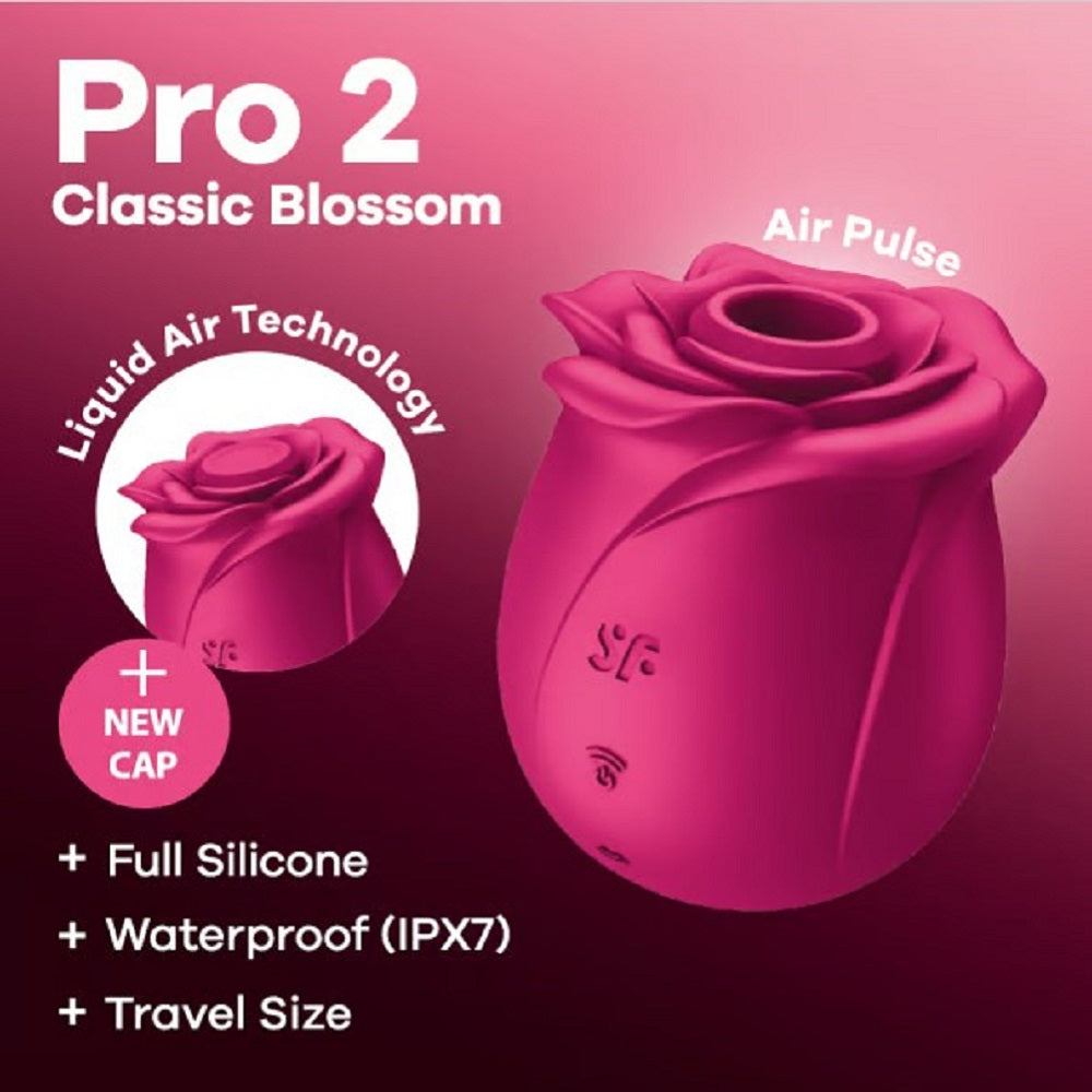 Satisfyer Pro 2 Classic Blossom Rose Stimulator - image 5