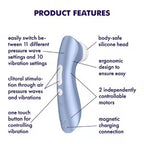 Satisfyer Pro 2 Plus Clitoral Stimulator BLUE - image 2