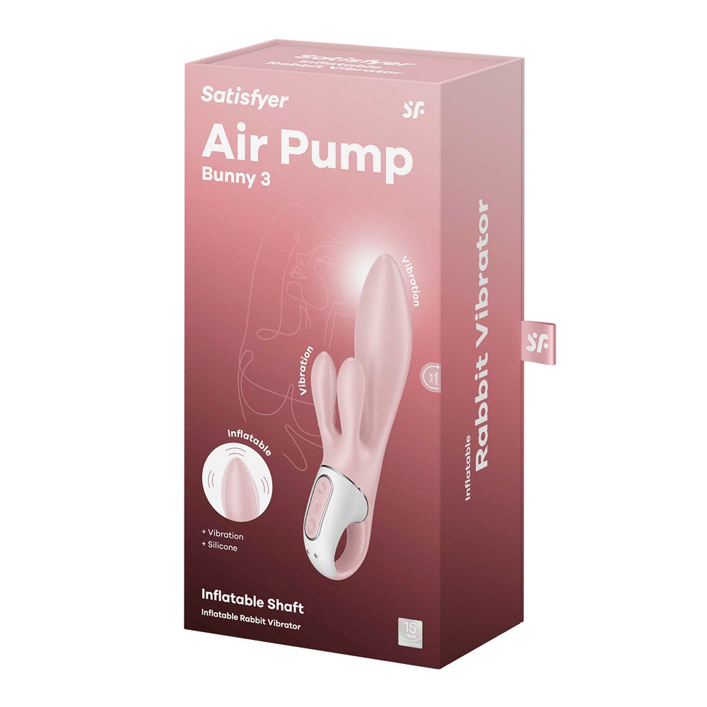 Satisfyer Air Pump Bunny 3 Vibrator PINK