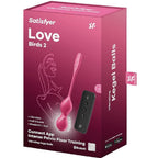 Satisfyer Love Birds 2 Connect App Kegel Balls RED