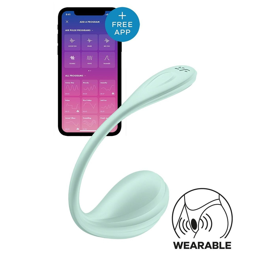 Satisfyer Smooth Petal Connect App Wearable Vibrator MINT Δευτερεύουσα εικόνα προϊόντος