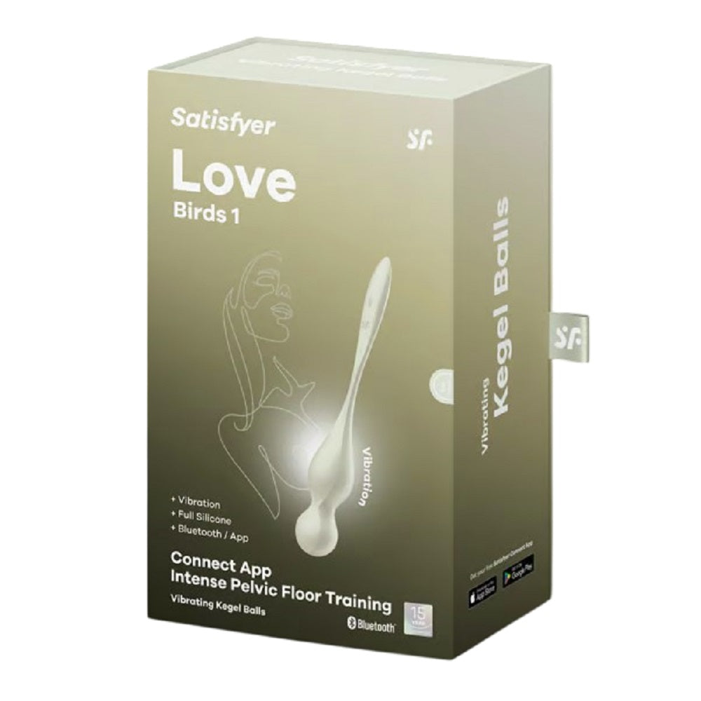 Satisfyer Love Birds 1 Connect App Kegel Balls WHITE - image 7