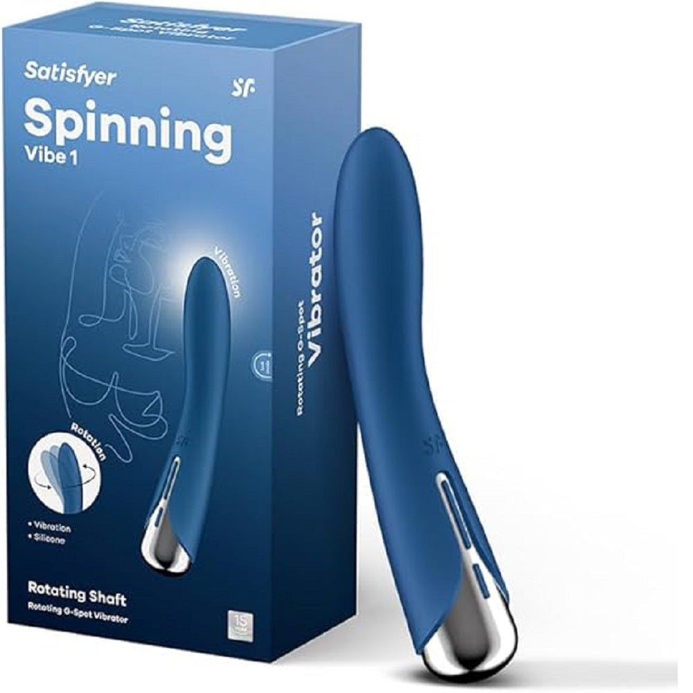 Satisfyer Spinning Vibe 1 G-spot Vibrator BLUE Κύρια εικόνα προϊόντος