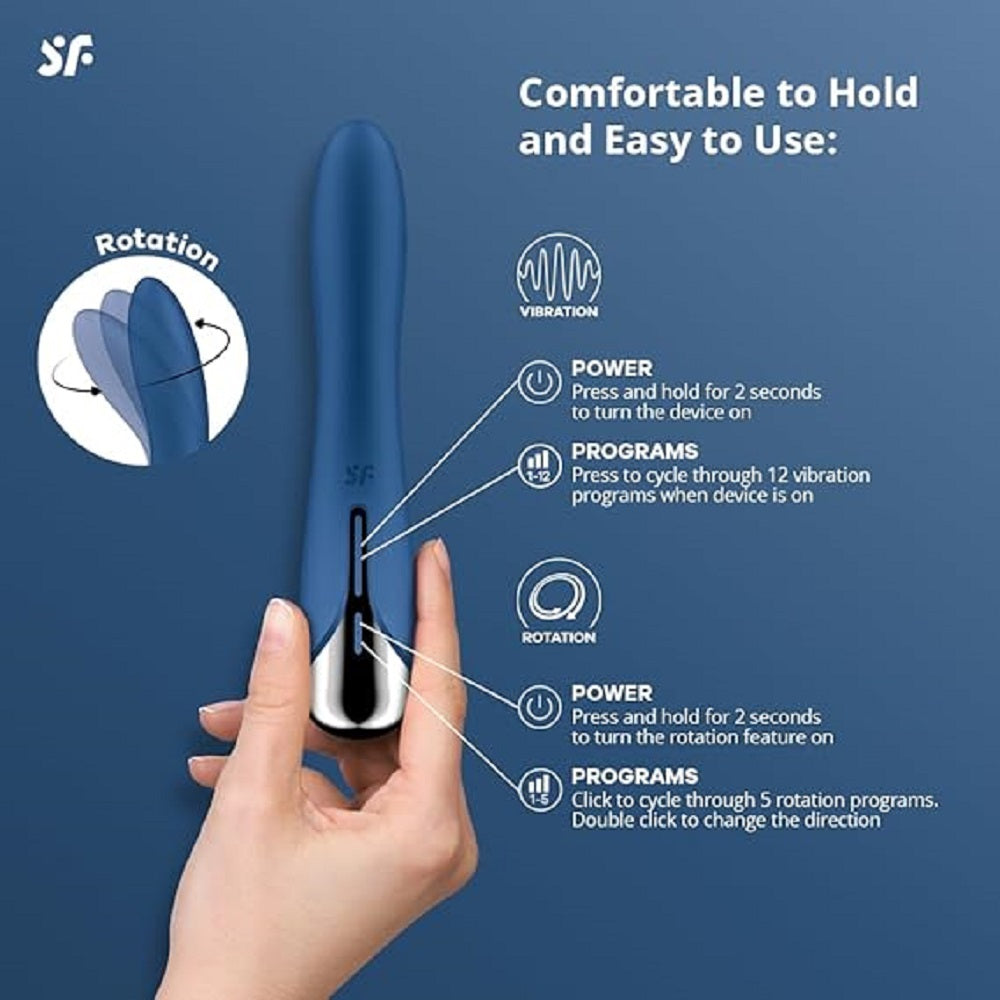 Satisfyer Spinning Vibe 1 G-spot Vibrator BLUE