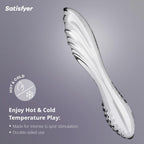 Satisfyer Dazzling Crystal 1 Glass Dildo CLEAR - image 5