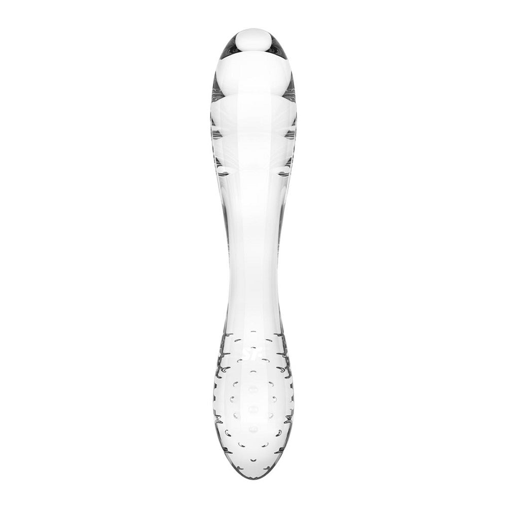 Satisfyer Dazzling Crystal 1 Glass Dildo CLEAR - image 7