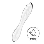 Satisfyer Dazzling Crystal 1 Glass Dildo CLEAR - image 4