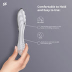 Satisfyer Dazzling Crystal 1 Glass Dildo CLEAR - image 2