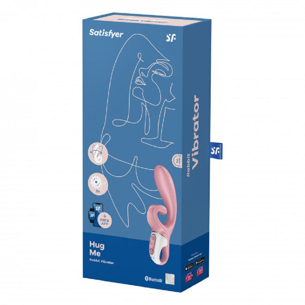 Satisfyer Hug Me Connect App Rabbit Vibrator PINK
