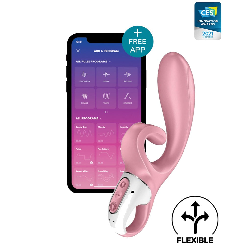 Satisfyer Hug Me Connect App Rabbit Vibrator PINK - image 2