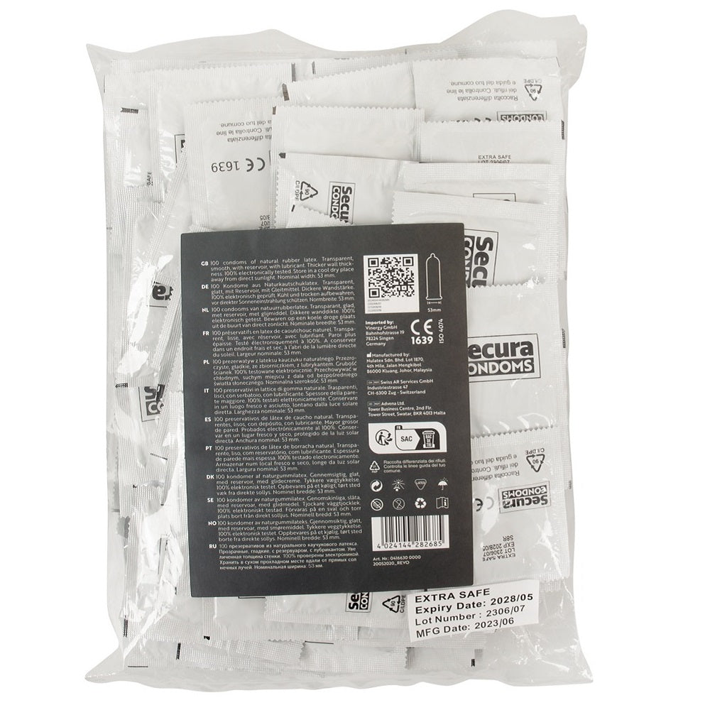 Secura Condoms Extra Safe pack of 100 - image 2
