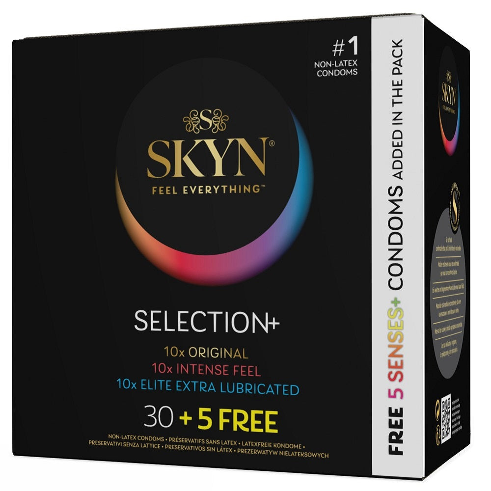 Skyn Condoms Selection Plus pack of 35 Κύρια εικόνα προϊόντος