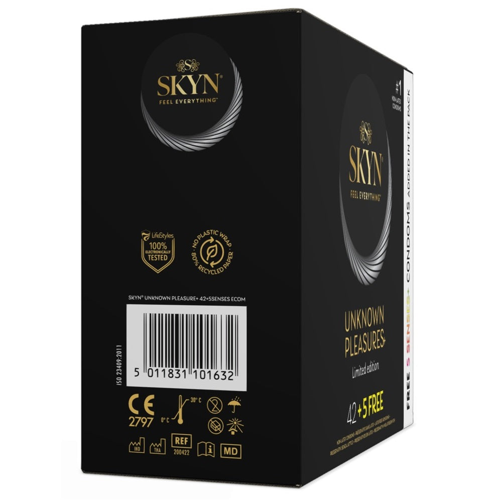 Skyn Condoms Unknown Pleasures pack of 47 Δευτερεύουσα εικόνα προϊόντος