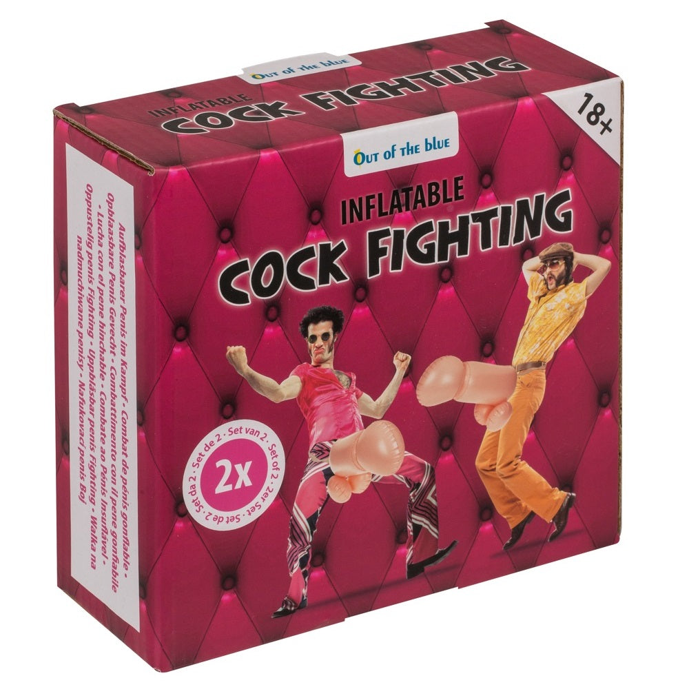 Cock Fighting Party Fun with Giant Inflatable Cocks