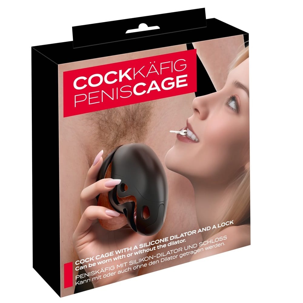 Curved Cock Cage with Ball Rings and Dilator Κύρια εικόνα προϊόντος