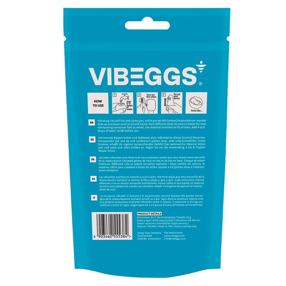 Vibeggs Twisty Tongues Unisex Vibrating Masturbation Sleeve - image 8
