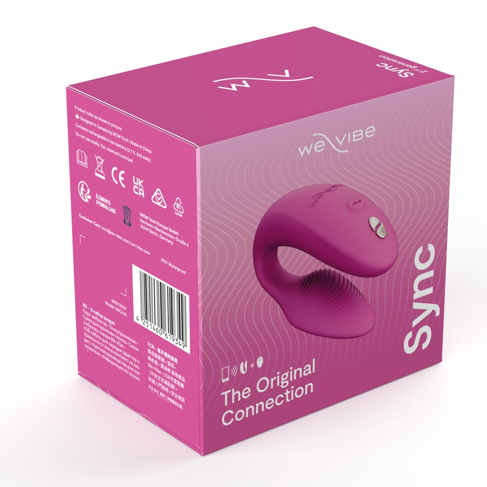 We Vibe Sync2 Connect App Couples Vibrator Pink Κύρια εικόνα προϊόντος