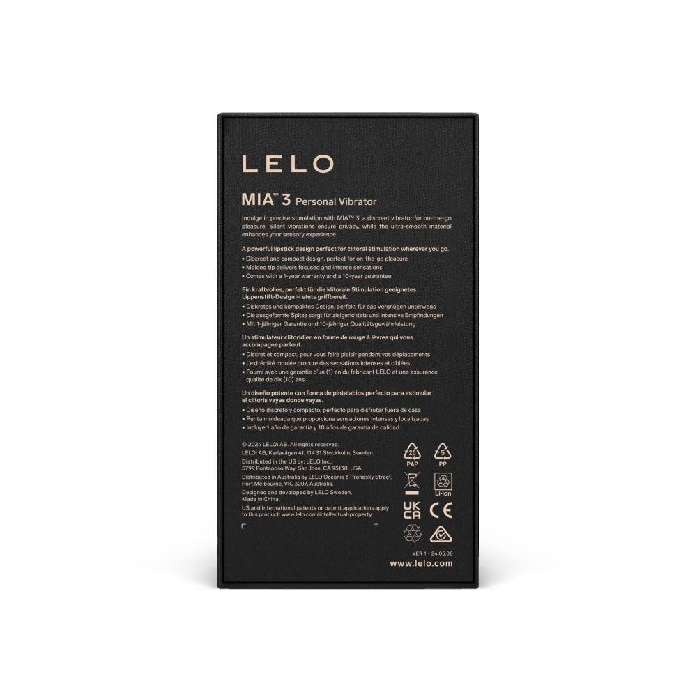 Lelo Mia 3 Lipstick Vibrator Black - image 6