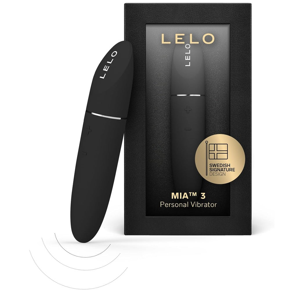 Lelo Mia 3 Lipstick Vibrator Black Κύρια εικόνα προϊόντος