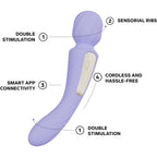 Lelo Switch Double Ended Wand Massager Lilac