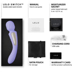 Lelo Switch Double Ended Wand Massager Lilac - image 6