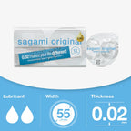 Sagami Original 0.02 Extra Lubricated 12 Condoms - image 3