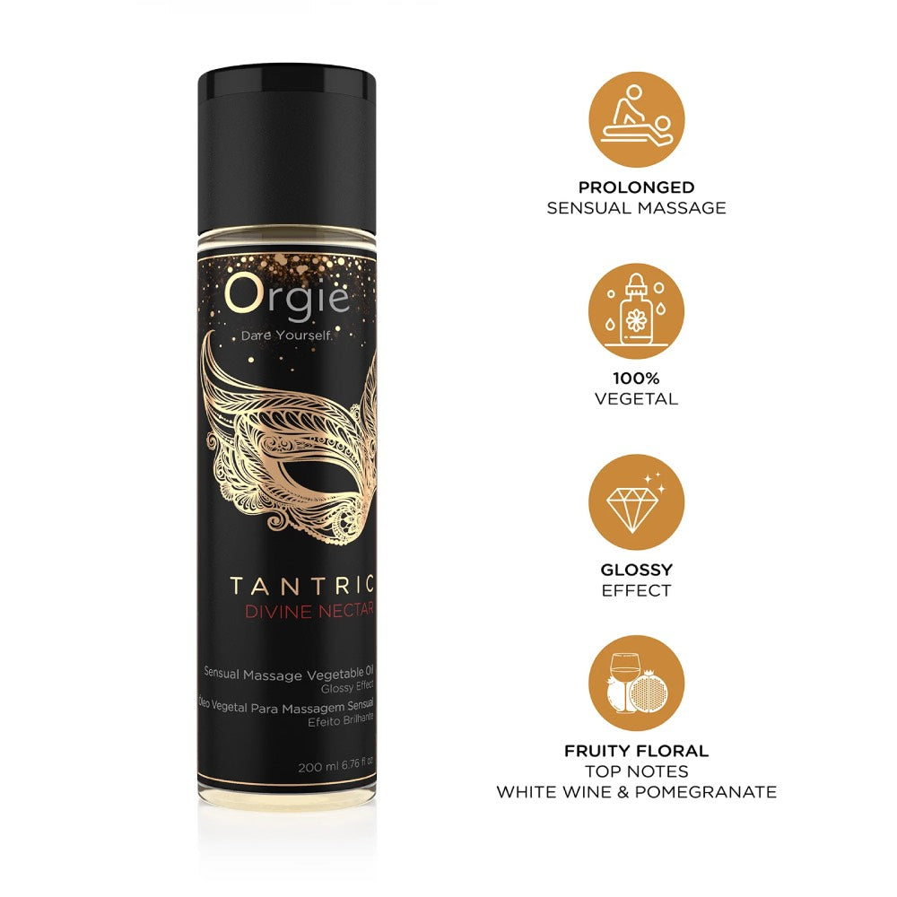 Orgie Tantric Divine Nectar Massage Oil 200 ml