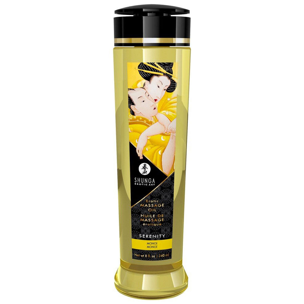 Shunga Serenity Monoi Massage Oil 240ml Δευτερεύουσα εικόνα προϊόντος