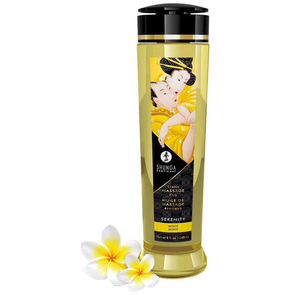 Shunga Serenity Monoi Massage Oil 240ml Κύρια εικόνα προϊόντος