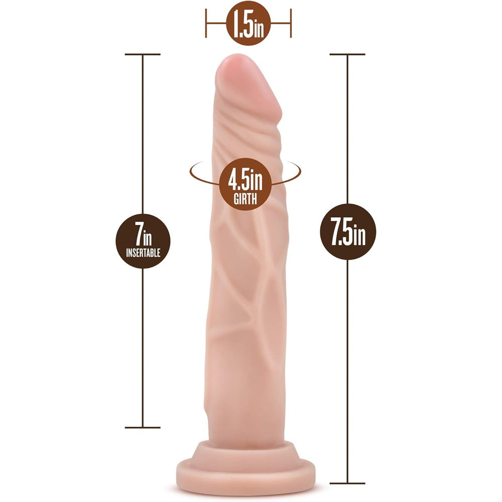 Dr Skin Realistic Cock Basic 7.5 Beige - image 2